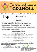 Load image into Gallery viewer, Cashew and almond GRANOLA