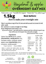 Load image into Gallery viewer, Hazelnut and apple OVERNIGHT OATS