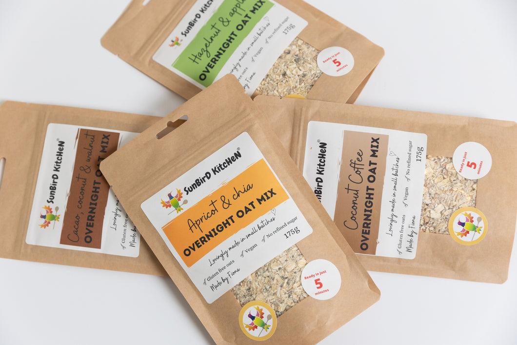 The OVERNIGHT OAT MIX TASTER SELECTION